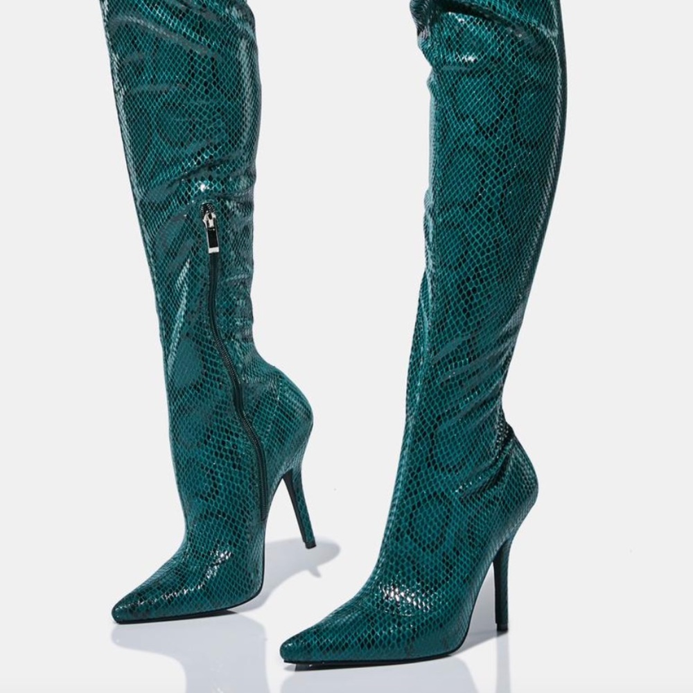 Azalea Wang knee high boots